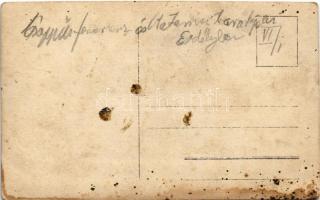 ~1915 Erdély, osztrák-magyar katonák lovasszekér mellett / WWI K.u.k. Austro-Hungarian military, sol...