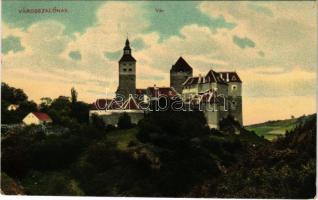 Városszalónak, Stadtschlaining; vár. pfeiler József kiadása / Schloss / castle (EK)