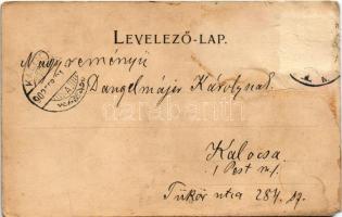 1902 Pécs, Bánya telep, kolónia. K. Valentins kiadása (Rb)