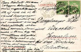 1910 Kalocsa, Közgazdasági bank, Karácsonyi Lajos üzlete. Kertész és Hermann kiadása - Dangelmayer L...