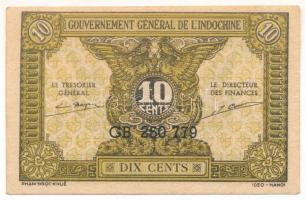 Francia Indokína 1942. 10c T:AU French Indochina 1942. 10 Cents C:AU Krause P#89a