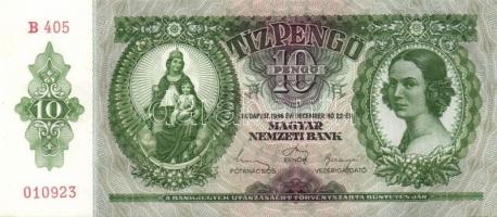 1936. 10P (7x) egymás utáni sorszámokkal T:I(többség),I-(1db)