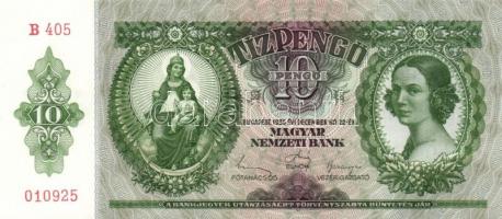 1936. 10P (7x) egymás utáni sorszámokkal T:I(többség),I-(1db)