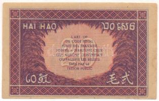 Francia Indokína 1942. 20c T:F szép papír, folt French Indochina 1942. 20 Cents C:F fine paper, spot...