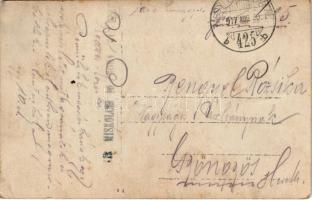 1917 Osztrák-magyar katonák / WWI Austro-Hungarian K.u.K. military, group of soldiers. photo (EK)