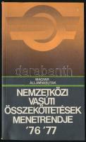 1976 Nemzetközi vasúti összeköttetések menetrendje '76 '77, 176p