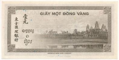 Francia Indokína DN (1945-1951) 1P T:UNC
French Indochina ND (1945-1951) 1 Piastre C:UNC
Krause P#...