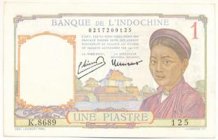 Francia Indokína DN (1946) 1P T:UNC,AU French Indochina ND (1946) 1 Piastre C:UNC,AU Krause P#54b