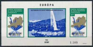 1974 Európai Biztonsági és Együttműködési Konferencia (II.) - Genf vágott blokk (22.000)