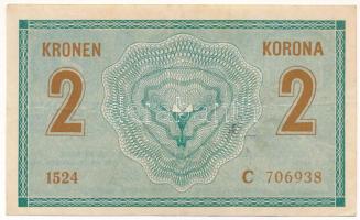 1914. 2K "C", hamis jugoszláv felülbélyegzéssel T:F erős papír
Adamo K5/2Be