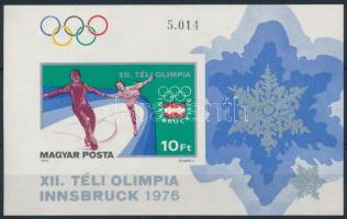 1975 Téli olimpia (V.) - Innsbruck vágott blokk (3.500)