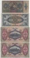 1930. 100P (2xklf) + 1941. 20P + 1946. 10.000MP különböző felülbélyegzésekkel T:F,VG közte szép papí...