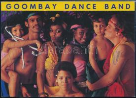 Goombay Dance Band néhány tagjának aláírása az őket ábrázoló képen