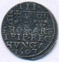 Erdélyi Fejedelemség 1607. 3 Garas Ag "Bocskai István" (1,72g) T:XF patina
Principality o...