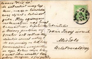 1911 Sárospatak, férfi kutyákkal. photo (EK)