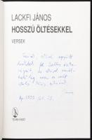 Lackfi János: Hosszú öltésekkel. A szerző által DEDIKÁLT példány. Békéscsaba, 1995, Tevan. Kiadói pa...