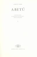 Szántó Tibor: A betű. A betűtörténet és a korszerű betűművészet rövid áttekintése. I-II. köt. Bp., 1965, Akadémiai Kiadó. Első kiadás. Kiadói egészvászon-kötés, néhány kissé foltos lappal. Megjelent 2200 példányban.