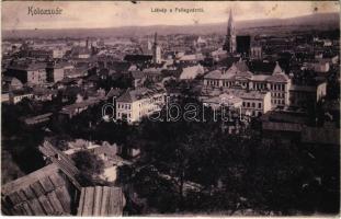 1905 Kolozsvár, Cluj; Látkép a Fellegvárról / view from the hill (EK)