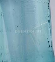cca 1930 Korona Tej teljes tej üveg, jó állapotban, m: 23,5 cm