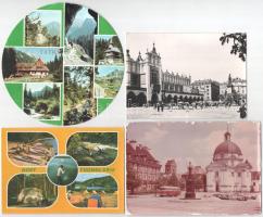 25 db MODERN lengyel város képeslap, különböző méretben / 25 modern Polish town-view postcards i nmixed size (Poland)