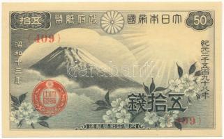 Japán 1938. 50s T:XF Japan 1938. 50 Sen C:XF Krause P#58