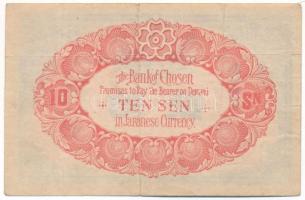 Korea / Japán protektorátus 1916. 10s T:F
Korea / Japanese Protectorate 1916. 10 Sen C:F 
Krause P...