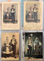 NAGYSZOMBAT - Felvidéki képeslap gyűjtemény albumban, 166 db javarészt régi lappal és fotóval, néhán...