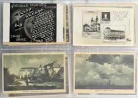 NAGYSZOMBAT - Felvidéki képeslap gyűjtemény albumban, 166 db javarészt régi lappal és fotóval, néhán...