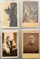 NAGYSZOMBAT - Felvidéki képeslap gyűjtemény albumban, 166 db javarészt régi lappal és fotóval, néhán...