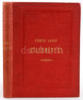 Páskuj Lajos költeményei. Szatmár, 1888, Molnár János, 150+3 p. Korabeli aranyozott egészvászon-kötés, aranyozott lapélekkel, kissé kopott borítóval.   Jakabffy Lajos (1866-1940) mérnök, Szeged város műszaki tanácsosa, a település főmérnöke névbélyegzésével.