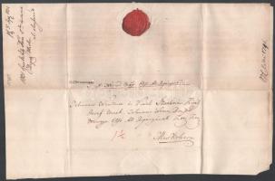 1831 Kolera levél a Nógrád megyében meghatlak számát jelenti a helyiségek felsorolásával Gyurcsányi ...