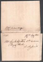 1831 Kolera levél a Nógrád megyében meghatlak számát jelenti a helyiségek felsorolásával Gyurcsányi ...