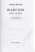 Hitler, Adolf: Harcom [Mein Kampf]. Két kötet egybekötve. (Utószó: Mónus Áron.) (Santon, 1996.) Inte...
