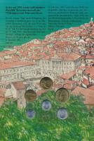 Szlovénia 1992-1993. 10s - 5T (6xklf) forgalmi összeállítás karton díszlapon T:UNC,AU patina Sloveni...