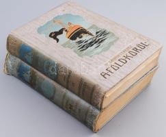 Gáspár Ferenc: A Föld körül VI. köt.: A tengerészet lovagkora. + A fehér ember útja I. köt. Bp., 1907-1912.,Singer és Wolfner. Kiadói egészvászon-kötés, kopott borítókkal, sérült gerincekkel.