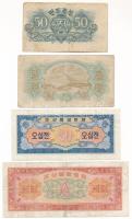 Észak-Korea 1947. 50ch + 1W + 1959. 50ch + 1W T:F
North Korea 1947. 50 Chon + 1 Won + 1959. 50 Chon...