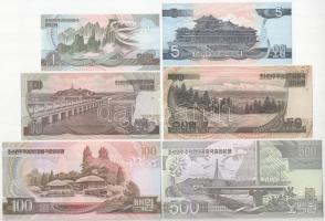 Észak-Korea 1992-1998. 1W-500W (6xklf) T:UNC,AU
North Korea 1992-1998. 1 Whon - 500 Won (6xdiff) C:...