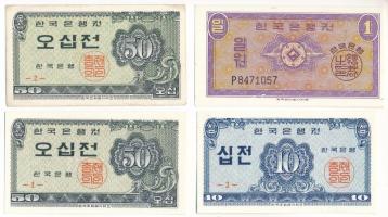 Dél-Korea 1962. 10j + 50j (2x) + 1W T:UNC-XF
South Korea 1962. 10 Jeon + 50 Jeon (2x) + 1 Won C:UNC...