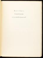 Kner Imre: Gondolatok a nyomdaiparról. Gyoma, 1942, Kner Izidor Könyvnyomdája. 26 p. Kiadói papírköt...