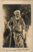 1917 Gumnishte, Gumniste; Ibrahim Hesi. / Koszovói öregember / Folklore from Kosovo. photo