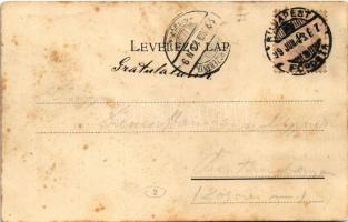 1899 (Vorläufer) Budapest I. Krisztinaváros látképe. Károlyi György kiadása (fl)