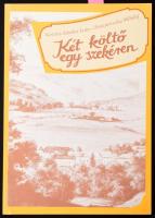 Kovács Sándor Iván, Praznovszky Mihály: Két költő egy szekéren. Arany János és Madách Imre nógrádi találkozása. Praznovszky Mihály (1946-) irodalomtörténész, muzeológus, 1993-2000 között a Petőfi Irodalmi Múzeum főigazgatója által DEDIKÁLT! Salgótarján, 1991, Mikszáth. 70 p. Megjelent 1200 példányban. Kiadói papírkötés. Fekete-fehér képekkel illusztrált.