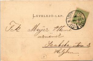 1902 Budapest IX. Vámház, Fővámpalota. Ganz Antal 164