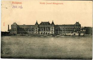 1910 Budapest XI. Király József Műegyetem, Pannonia csónakda, csónakház. Taussig A. 10731. (fl)