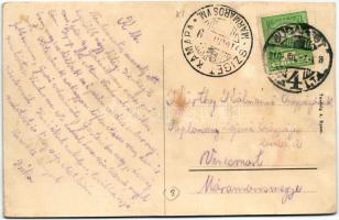 1910 Budapest XI. Király József Műegyetem, Pannonia csónakda, csónakház. Taussig A. 10731. (fl)