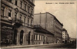 Budapest XII. Alkotás utca 21. Úri és női divat üzlet, cukrászda. Böszörményi László kiadása (fl)