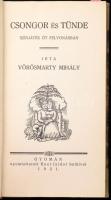 Vörösmarty Mihály: Csongor és Tünde. Színjáték öt felvonásban. Kner - Klasszikusok VIII. köt. Gyoma, 1921, Kner Izidor, 161 p. A fametszetű könyvdíszek Kozma Lajos munkái. Átkötött félvászon-kötés, ajándékozási sorokkal, ex libris-szel. Megjelent 1200 példányban.