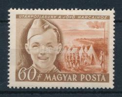 1950 Gyermek I. 60f "UTÁNPÓTLÁSUNK A JÖVŐ HARCAIHOZ" felirattal (200.000)