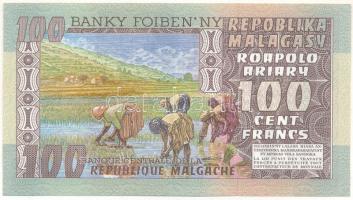 Madagaszkár DN (1974-1978) 100Fr (20A) T:UNC
Madagascar ND (1974-1978) 100 Francs (20 Ariary) C:UNC...