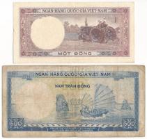 Vietnam / Dél-Vietnam 1964. 1D + 1966. 500D T:F
Vietnam / South Vietnam 1964. 1 Dong + 1966. 500 Do...